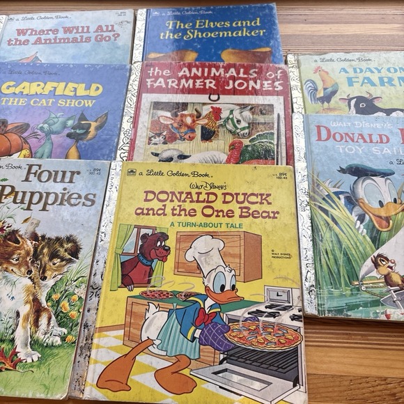 Other - Lot of 11 Little Golden Books Vintage All 1960-90s See Photo Titles Nostalgia